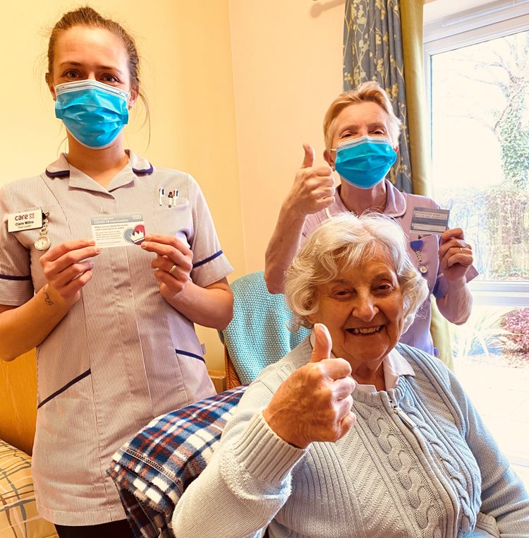 Covid-19 vaccinations rolled out at Hailsham care home